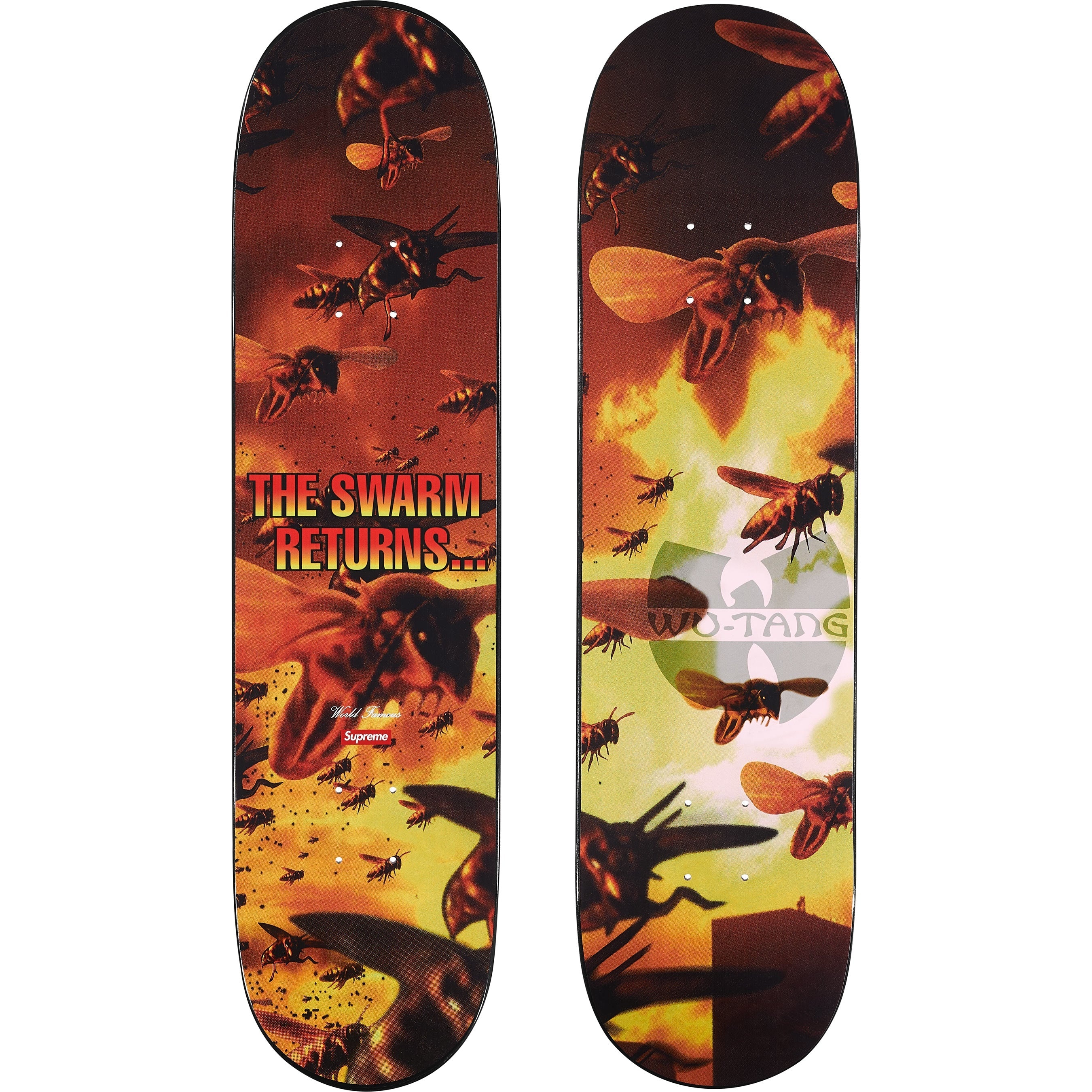 Supreme/Wu-Tang Clan Skateboard view 2